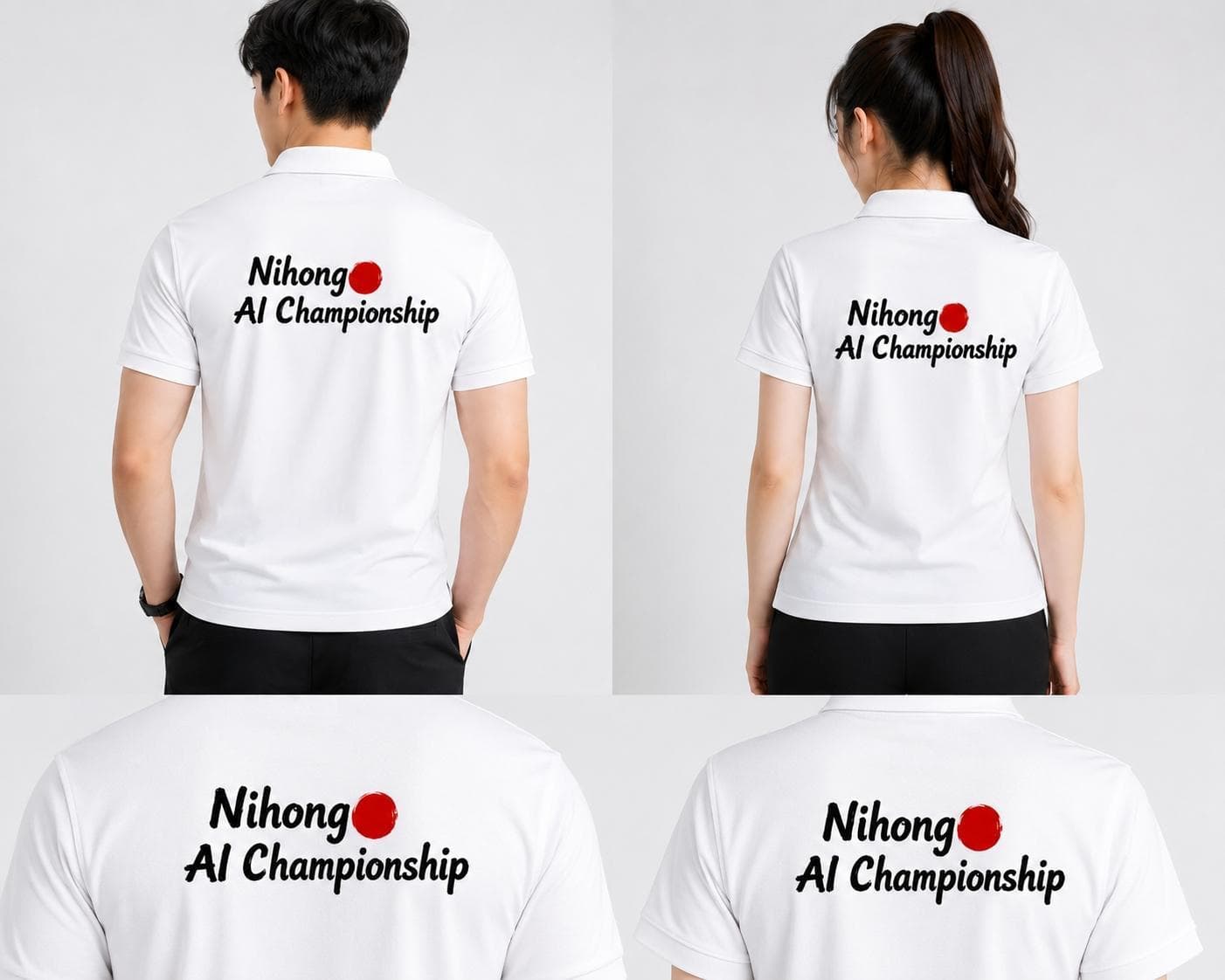 Mặt sau áo Nihongo & AI Championship 2026